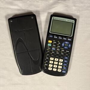 Texas Instruments TI-83 Plus Graphing Calculator With Cover - Tested